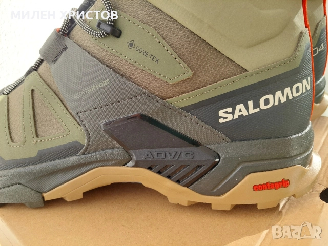 SALOMON X ULTRA MID GTX(Gore-Tex)-Чисто Нови с етикет и кутия-№48(48.5) , снимка 3 - Мъжки боти - 52943183