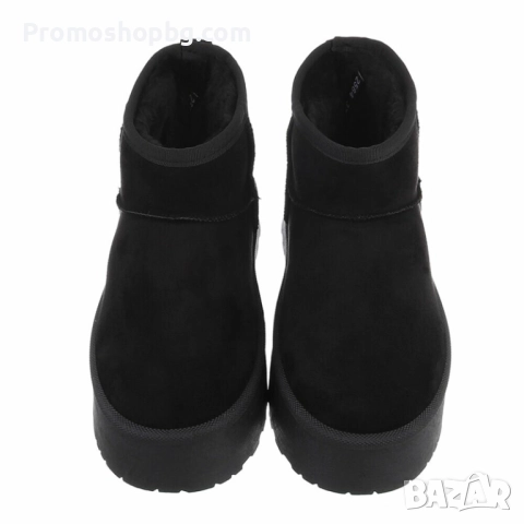 Топли зимни дамски боти, 40 номер, черни, снимка 4 - Дамски боти - 51664909