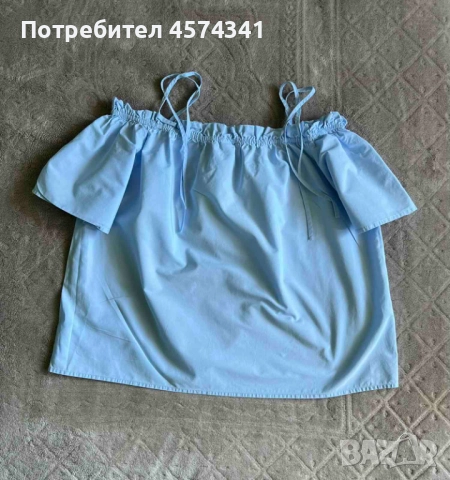 Свежа светлосиня блуза H&M, снимка 2 - Ризи - 51474304