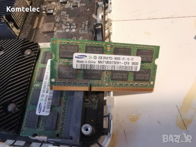 Памет за Mac Мini late 2009 DDR3 2 x 2 Gb Samsung PC3-8500S, снимка 4 - RAM памет - 32740505
