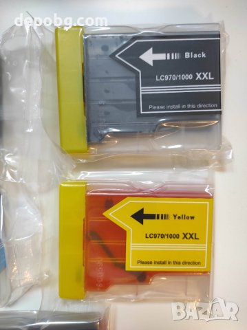 Комплект мастилници мастило тонер касетки Brother LC 970 / 1000, снимка 4 - Принтери, копири, скенери - 38886981