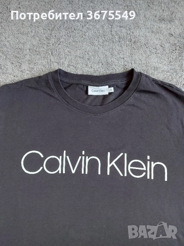 Мъжка тениска Calvin Klein - размер XL, снимка 2 - Тениски - 52293536