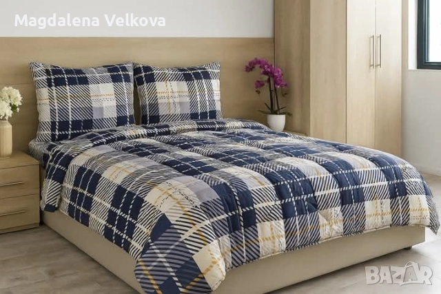 Спално бельо с олекотена завивка , снимка 5 - Спално бельо - 52800317