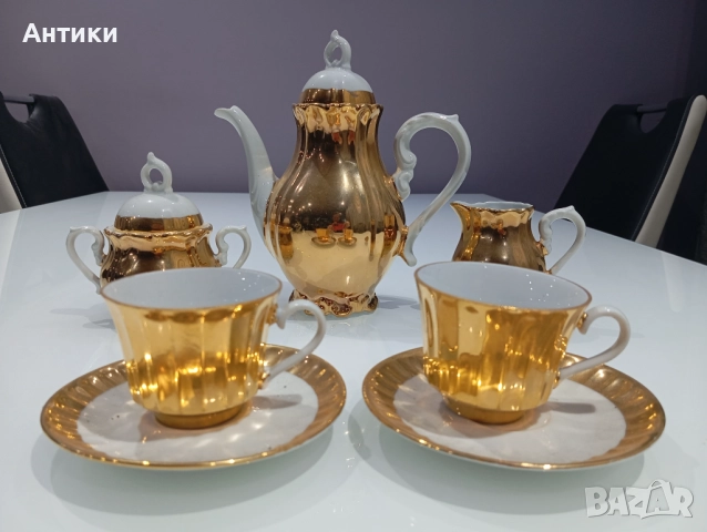 Порцеланов сервиз за кафе маркиран смесен, снимка 2 - Сервизи - 52540642