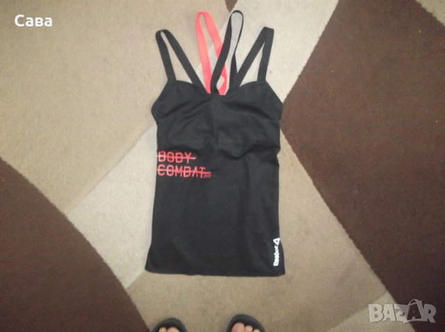 Тениска и потници REEBOK  дамски,ХС-С и Л  /черен,зелен,лила/, снимка 9 - Тениски - 51634927