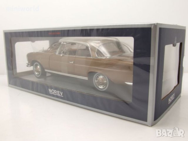 Mercedes-Benz 250 SE Coupe 1969 W111 - мащаб 1:18 на Norev модела е нов в кутия, снимка 10 - Колекции - 31595528