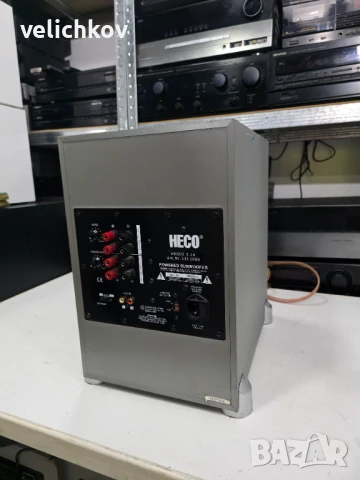 Продавам висококачествен активен субуфер Heco Vogue 5.1A, модел 1311060. Подходящ както за домашно к, снимка 2 - Тонколони - 50784496