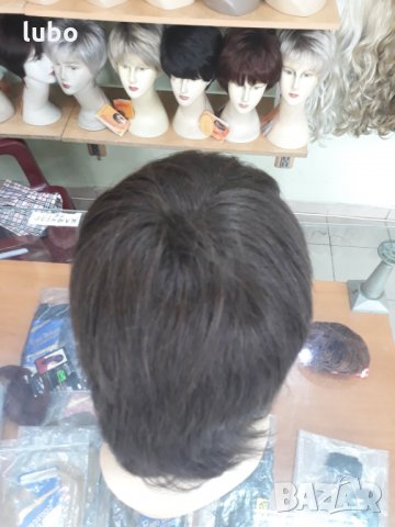 Перука от  естествена коса, снимка 4 - Аксесоари за коса - 28500840