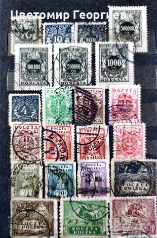 Малък класьор с марки/Полша . Колумбия/, снимка 2 - Филателия - 48175285