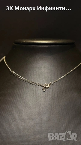 Сребърен ланец , снимка 4 - Колиета, медальони, синджири - 53421702