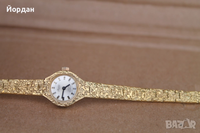 Швейцарски позлатен дамски часовник 'Reno'  /17 камъка/, снимка 8 - Дамски - 51811131