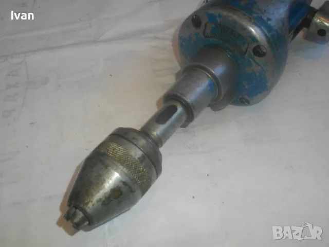 ф13мм/2,5кг/46,5см ГОЛЯМА АЛУМИНИЕВА СТАРО КАЧЕСТВО СОЦ ЧЕХОСЛОВАШКА РЪЧНА ДРЕЛКА БОРМАШИНА МАТКАП , снимка 3 - Бормашини - 48314583