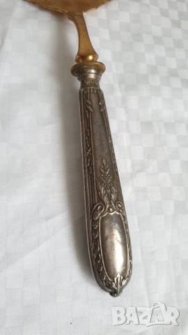 Прибори за сервиране на торта със сребърни дръжки, снимка 3 - Прибори за хранене, готвене и сервиране - 43527388