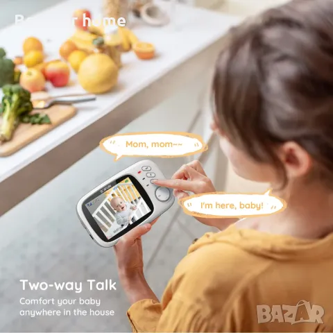 Видео бебефон BOIFUN Y  , снимка 9 - Бебефони - 47597756