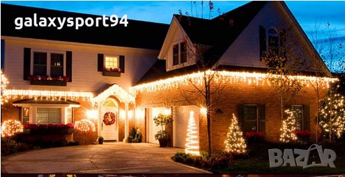 Топло бял ЛЕД Висящи Лампи 3х60 с опция снаждане Коледна украса, снимка 6 - Лед осветление - 38504985