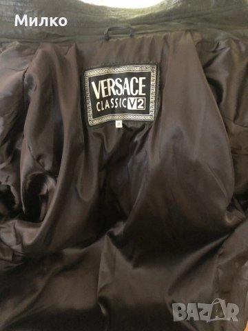 Versace classic Кожено дамско яке, снимка 2 - Якета - 43450475