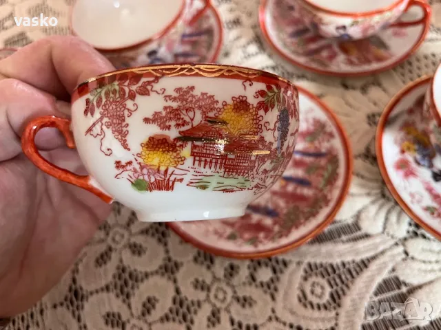 Костен порцелан-стар, снимка 2 - Сервизи - 49342392