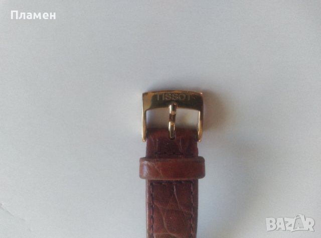 Дамски кварцов часовник  Tissot 1853 T 109210A със златно покритие, снимка 8 - Дамски - 39086203