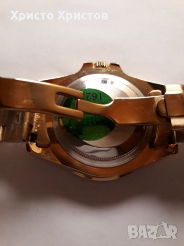 Мъжки луксозен часовник Rolex Oyster  Perpetual Submariner  Gold and blue , снимка 8 - Мъжки - 32283556