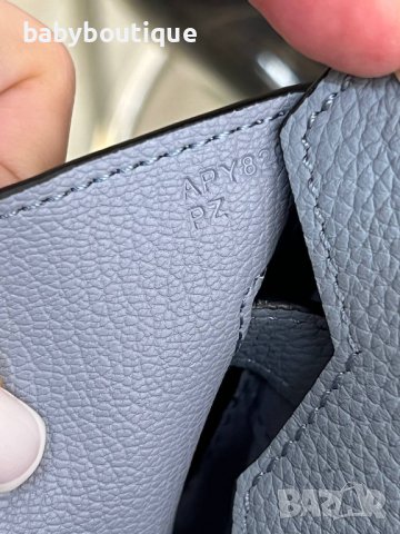 Hermes Birkin 30 Blue Lin, снимка 4 - Чанти - 39650574