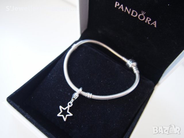 Талисман Pandora висулка звезда, снимка 3 - Гривни - 38056717
