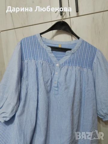 Памучна туника, снимка 2 - Туники - 50674438