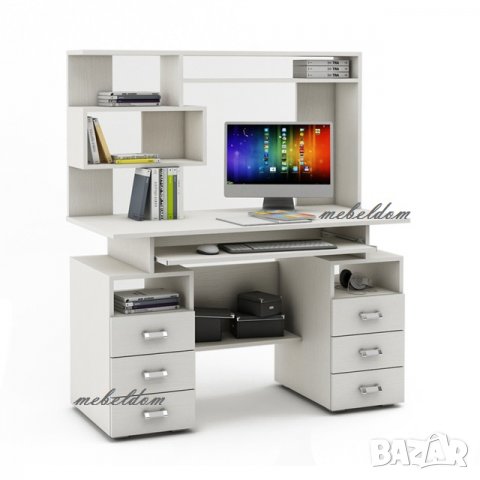 Бюро 120см. с надстройка,6 чекмеджета и клавиатура(код-1110), снимка 2 - Бюра - 28557023