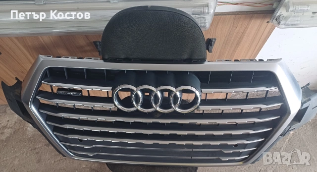 предна грил Решетка Audi Q7 2016г, снимка 4 - Части - 53572727