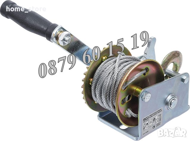 Ръчна лебедка с въже 800LB /360 кг/, лебедка със стоманено въже , снимка 4 - Други инструменти - 40849438