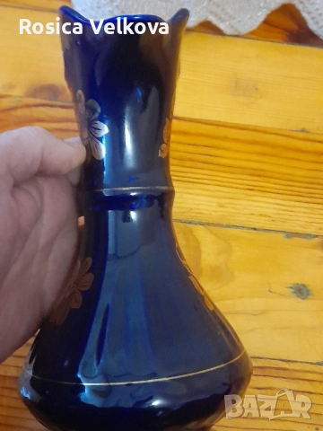 Кобалтова ваза (кана) Намаление , снимка 6 - Вази - 52508768