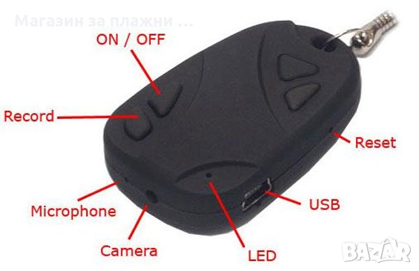 Скрита камера в дистанционно за аларма на кола, снимка 10 - Друга електроника - 28506090