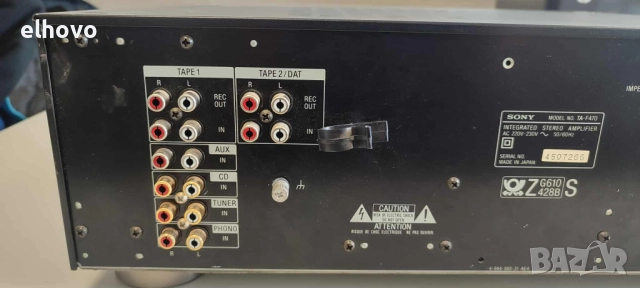 Стерео усилвател Sony TA-F470, снимка 11 - Ресийвъри, усилватели, смесителни пултове - 52442495