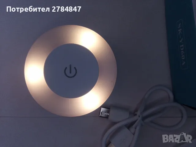Led нощна лампа , снимка 2 - Лед осветление - 49406325