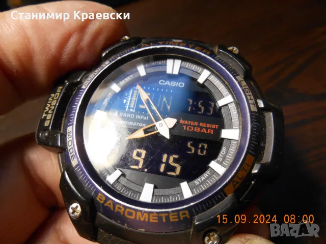Casio SGW-450H-2BER с двоен сензор с термометър висотомер, снимка 7 - Мъжки - 47610232