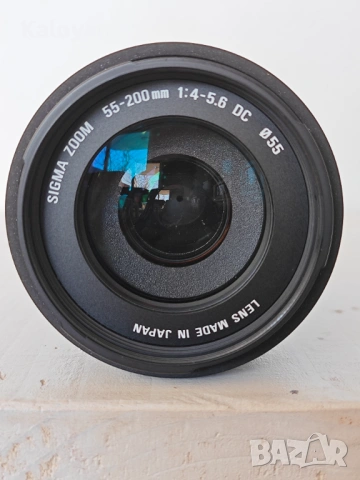 Обектив Sigma 55–200mm f/4–5.6 DC за Pentax K байонет, снимка 4 - Обективи и филтри - 53383107