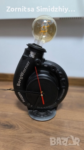 Арт лампа Турбина - авто стил, снимка 2 - Настолни лампи - 52692721