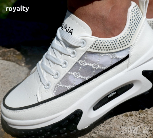 Дамски Маратонки JL 80 - Бяло, снимка 3 - Маратонки - 51645184