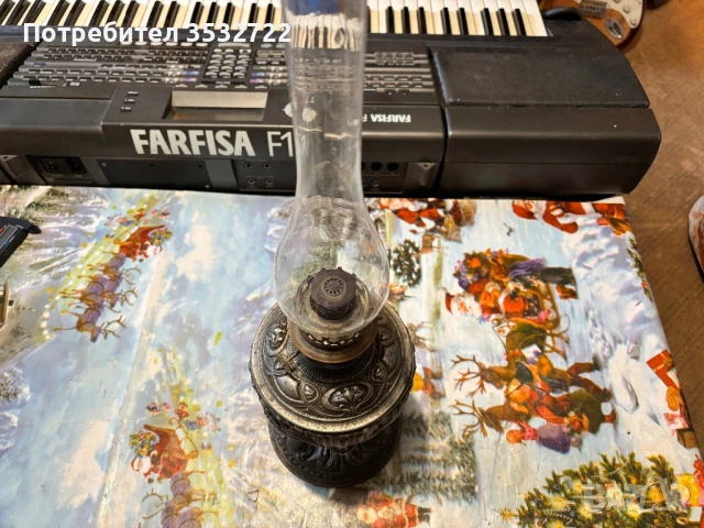 Антична газена лампа, снимка 11 - Антикварни и старинни предмети - 51240979