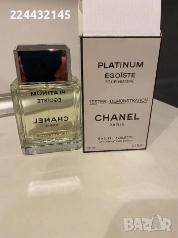 Chanel platinum egoiste 100ml EDT Tester , снимка 2 - Мъжки парфюми - 43992433