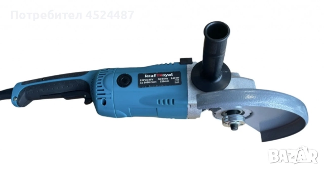 Ъглошлайф на ток 220V-230мм, снимка 3 - Други инструменти - 51546226