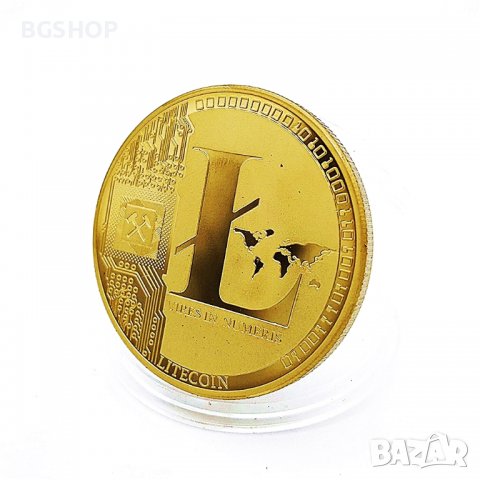 1 Лайткойн монета / 1 Litecoin ( LTC ) - Gold, снимка 3 - Нумизматика и бонистика - 39152910