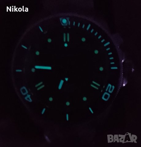 Италиански автоматичен водолазен часовник Tecnotempo Seawaves 500 м, снимка 7 - Мъжки - 43682912