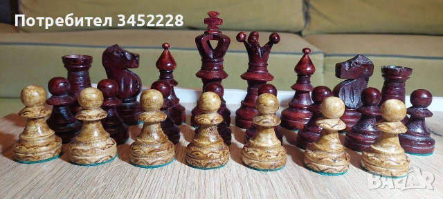 фигури за шах дърворезба големи за ценители , снимка 4 - Шах и табла - 53233583