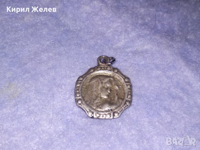СТАРИННА СРЕБЪРНА КАТОЛИЧЕСКА ИКОНКА МАЙСТОРСКА ИЗРАБОТКА РЕЛИГИОЗЕН МЕДАЛЬОН 24660, снимка 7 - Антикварни и старинни предмети - 39376125