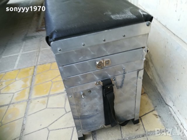 рибарски алуминиев стол с повер станция 2404211826, снимка 5 - Екипировка - 32667365
