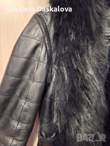 Палто от естествена кожа и косъм, снимка 2 - Палта, манта - 44845032