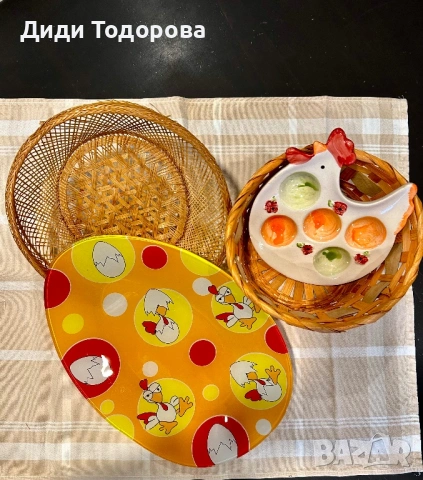 Великденски сет, снимка 4 - Декорация за дома - 53481225