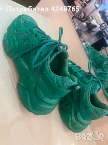 Маратонки зелени, снимка 3 - Маратонки - 53400778