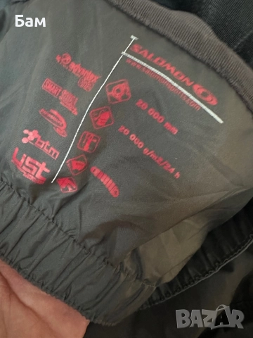 Мъжко!Оригинално яке Salomon LAB размер ХЛ 20000 мм воден стълб/дишаемост, снимка 4 - Якета - 52775114