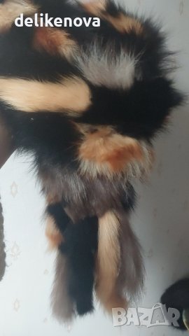 PASSIGATTI. 🇮🇹 Лисица Италианска Дизайнерска Много жив косъм., снимка 2 - Шалове - 43671207